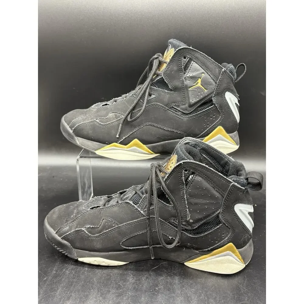 Jordan True Flight Black Metallic Gold 342964-070 Men’s Size 9